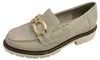 Jana : Chaussures basses, mocassins, couleur beige, pour le Voir les images du produit 3