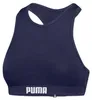 PUMA Women Women Racerback Swim Top Bikini Top, Kolor:Navy, Podgląd zdjęcia produktu 3
