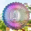 Edelstahl Windspiel 3D Hängende Wind Spinner 25cm Leicht Produktbild-Vorschau 2