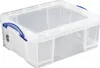 Really Useful Box Aufbewahrungsbox 18 Liter transparent Produktbild-Vorschau 3