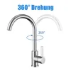 Küchenarmatur aus Edelstahl, Wasserhahn, Küche 360° Produktbild-Vorschau 2
