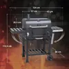 TAINO HERO XL Smoker  Holzkohlegrill Kohlegrill Grillwagen Produktbild-Vorschau 3