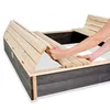 EXIT Aksent Holz Sandkasten 136x132cm, Sandkasten für Produktbild-Vorschau 6