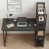 Schwarzer Computertisch im Loft-Stil für Schüler im Produktbild-Vorschau 4