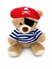 Piratenbär Kuscheltier 20 cm Teddybär mit Augenklappe und Produktbild-Vorschau 2
