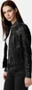Tazzio Damen Lederjacke F521 (Schwarz, S) Produktbild-Vorschau 7
