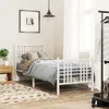 The Living Store Bettgestell mit Kopf- und Fußteil Metall Produktbild-Vorschau 4
