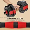 Nastavitelná sada činek 4 v 1 - 20 kg pro domácí cvičení Náhled obrázku produktu 6