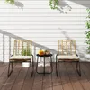 Set di mobili da giardino in rattan Outsunny, set di mobili Anteprima dell’immagine prodotto 9