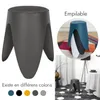 Stapelbarer Sitzhocker Gala - Kunststoff - grau - D30 x H46 Produktbild-Vorschau 5