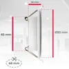 B.K.Licht Lot de 6 spots LED encastrables plats Ø9cm noir Voir les images du produit 4