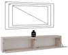 Selsey Vemmi – TV-Lowboard 2-türig, Kaschmirgrau, 180 cm Produktbild-Vorschau 8