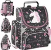 PASO Schulranzen für Mädchen mit Einhorn-Motiv Produktbild-Vorschau 1