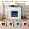 CHEMINÉE LEADZM avec flammes LED, cheminée électrique avec Voir les images du produit 4