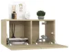 vidaXL TV-Hängeschrank Sonoma-Eiche 60x30x30 cm Produktbild-Vorschau 3