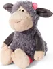 A plush toy sheep sitting down. Produktbild-Vorschau