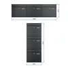 BASI - Briefkasten - SET - 3x BK 360M - Stahl matt Produktbild-Vorschau 7