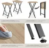 Ensemble de 2 tables d’appoint pliables Phoenix - Bois Voir les images du produit 4