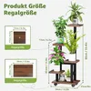 Mulisoft 5-Tier Hölzern Blumenregal Pflanzenregal, Produktbild-Vorschau 7
