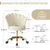 A diagram showing the dimensions of a chair and its placement relative to a table. Voir les images du produit