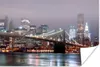 MuchoWow® Poster Die Brooklyn Bridge in New York mit einer Produktbild-Vorschau 1