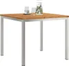vidaXL Table de salle à manger 90 x 90 x 75 cm en bois Voir les images du produit 2