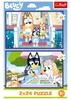 Puzzle - 2x24 - Funny Bluey - BBC Bluey Trefl 34446 Produktbild-Vorschau 3