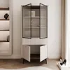 Vitrine haute à deux portes NAVANI 90 cm Vitrine en verre Voir les images du produit 5