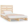 Maison Exclusive - Massivholzbett ohne Matratze 90x200 Produktbild-Vorschau 2