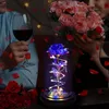 Lila leuchtende Rose in LED-Glaskuppel Produktbild-Vorschau 7