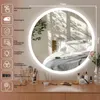 Puluomis miroir de salle de bain antibuée 70cm avec horloge Voir les images du produit 5
