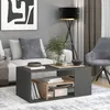 Table basse Vicco Edgar Anthracite/chêne doré 110x59cm, Voir les images du produit 3