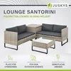 Juskys Polyrattan Lounge Santorini - Sitzecke mit Produktbild-Vorschau 2