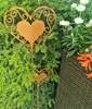 Beetstecker Liebesherz Romantik 2er Set Cortenstahl Garten Produktbild-Vorschau 2