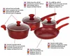 Herzberg HG-04715RED: 7 Pieces Marble Coated Cast Iron Voir les images du produit 3