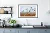 MuchoWow® Gerahmtes Poster Ente - Vogel - Schilf - Wasser - Produktbild-Vorschau 4