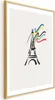 Posterpapier Poster - Eiffel Tower and Colors 21x30 cm Produktbild-Vorschau 1