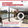 GeZu Impex Pfostenecke 4 Balken 81 x 81 mm Schwarz Produktbild-Vorschau 4
