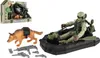 TEDDIES Soldatenset mit Boot und Hund Produktbild-Vorschau 1