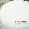 HOMCOM – pufy, podnóżki, okrągłe pufy tapicerowane, Podgląd zdjęcia produktu 4