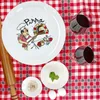 Zestaw 6 talerzy do pizzy Mario, średnica 33 cm, 6 osób. Podgląd zdjęcia produktu 2