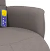 vidaXL Fotel do masażu z podnóżkiem, tkanina taupe Podgląd zdjęcia produktu 8