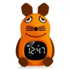 A cartoon-like alarm clock shaped like a mouse. Produktbild-Vorschau
