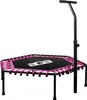 Aga FITNESS Trampolino 130 cm Rosa + maniglia Anteprima dell’immagine prodotto 5