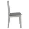 Design New Esszimmerstühle mit Kissen 2 Stk. Grau Produktbild-Vorschau 5