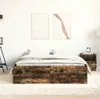 vidaXL Rama łóżka z dębu wędzonego 140x200 cm Podgląd zdjęcia produktu 3