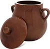 KERAZO Rumtopf 3,0 Liter aus Steinzeug Keramik BRAUN - Produktbild-Vorschau 2