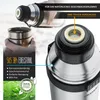 Arendo Thermos en acier inoxydable, thermos 1L, double Voir les images du produit 3