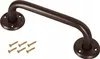 A bathroom grab bar and screws on a white background. Anteprima dell’immagine prodotto