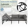 Flieks Gartenmöbel Set 5-tlg, Balkonmöbel Set für 6-7 Produktbild-Vorschau 5
